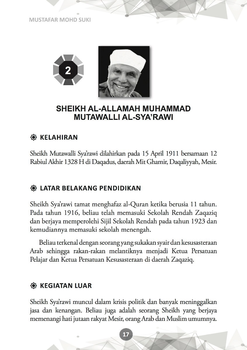 Biografi 99 Ulama Dunia - Mustafar Mohd Suki - Image 4